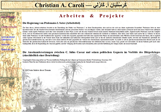 Screenshot www.caroli.name vom 15.09.2005