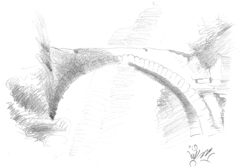 Illustration Brücke