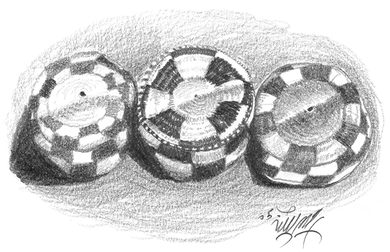 Illustration Körbe