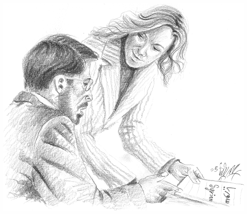 Illustration Gespräch