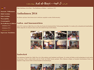 Screenshot www.AalAlBayt.com (Version 2014)